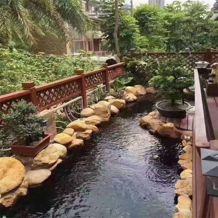台州庭院鱼池过滤池改造效果图